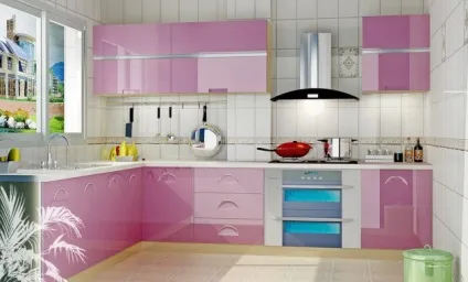 Кухня в бузкових тонах особливості дизайну (кухня) Кухня в бузкових тонах особливості дизайну