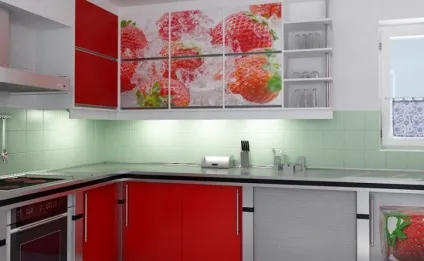 Кухні з фотодруком на фасадах (45 фото) інструкція по установці кухонних фасадних елементів своїми (кухні з фотодруком на фасадах кухонні інструкція) Кухні з фотодруком на фасадах (45 фото) інструкція по установці кухонних фасадних елементів своїми