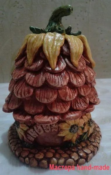 Ліплення з солоного тіста - будиночок для декору - майстри hand-made (ліплення) Ліплення з солоного тіста - будиночок для декору - майстри hand-made