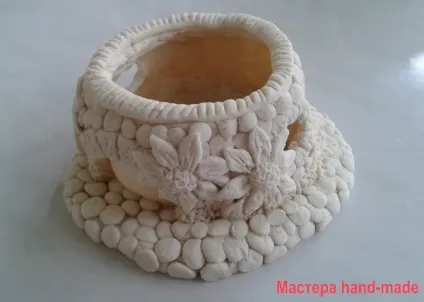 Ліплення з солоного тіста - будиночок для декору - майстри hand-made (з солоного тіста) Ліплення з солоного тіста - будиночок для декору - майстри hand-made
