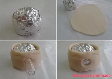 Ліплення з солоного тіста - будиночок для декору - майстри hand-made (ліплення солоного тіста) Ліплення з солоного тіста - будиночок для декору - майстри hand-made
