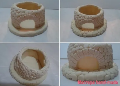 Ліплення з солоного тіста - будиночок для декору - майстри hand-made (ліплення з тіста) Ліплення з солоного тіста - будиночок для декору - майстри hand-made