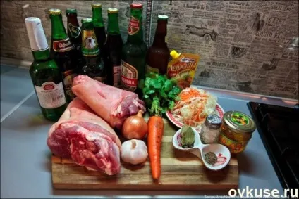 Вепрево коліно по-чеськи - прості рецепти (коліно) Вепрево коліно по-чеськи - прості рецепти