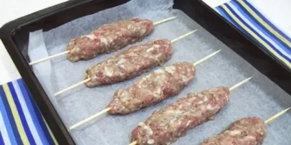 Люля-кебаб з яловичини (на мангалі, в духовці) рецепти