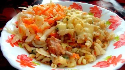 Макарони з тушонкою обід на швидку руку, ух ти! (Тушонкою) Макарони з тушонкою обід на швидку руку, ух ти!