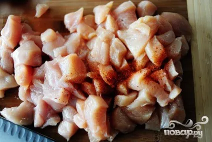 Макарони з куркою і овочами - покроковий рецепт з фото на