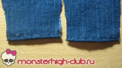 Робимо просту майку і джинси для ляльки мн, monster high club () Робимо просту майку і джинси для ляльки мн, monster high club