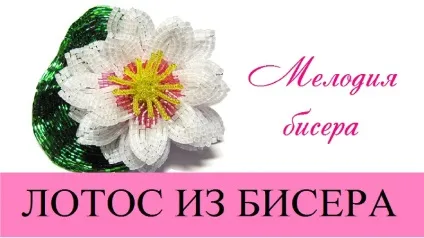 Майстер-клас - лотос з бісеру (бісеру) Майстер-клас - лотос з бісеру