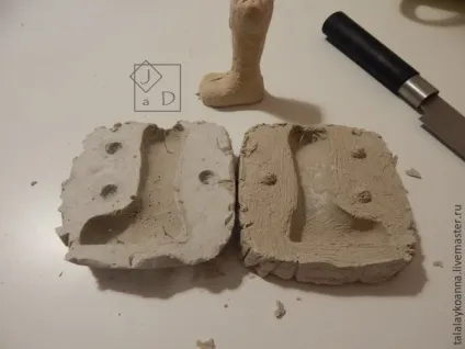 Робимо колодки для лялькової взуття - ярмарок майстрів - ручна робота, handmade (гіпс) Робимо колодки для лялькової взуття - ярмарок майстрів - ручна робота, handmade