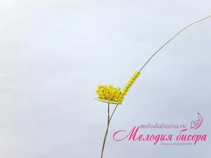 Майстер-клас - лотос з бісеру (робимо заготовку плетіння) Майстер-клас - лотос з бісеру