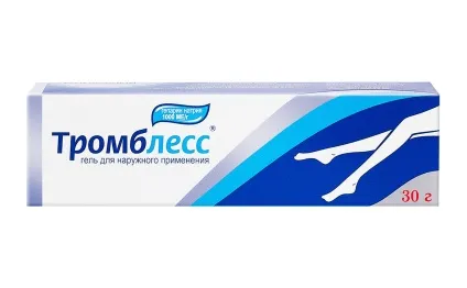 Мазь Тромблесс інструкція із застосування, ціна, відгуки, аналоги