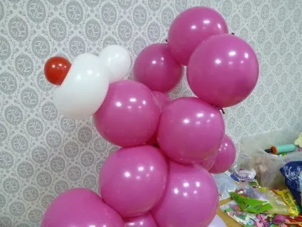 Ведмідь з link-o-loon - компанія чарівник (казань) (ведмедик з повітряних куль) Ведмідь з link-o-loon - компанія чарівник (казань)