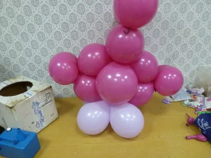 Ведмідь з link-o-loon - компанія чарівник (казань) (ведмідь з повітряних куль) Ведмідь з link-o-loon - компанія чарівник (казань)