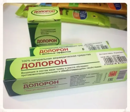 Мазь долорон інструкція із застосування, ціна, відгуки, аналоги