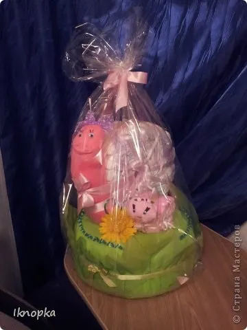 Мк равлики з памперсів, країна майстрів (день народження) Мк равлики з памперсів, країна майстрів