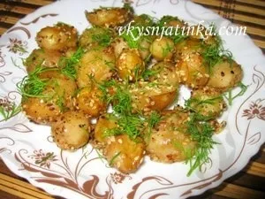 Молода картопля з кунжутом - рецепт з фото (кунжутом) Молода картопля з кунжутом - рецепт з фото