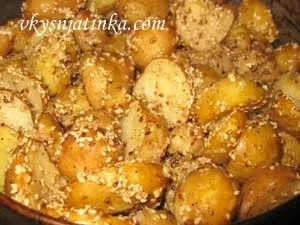 Молода картопля з кунжутом - рецепт з фото (кунжутом) Молода картопля з кунжутом - рецепт з фото