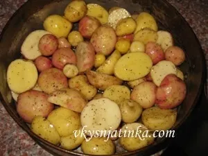 Молода картопля з кунжутом - рецепт з фото (картопля) Молода картопля з кунжутом - рецепт з фото