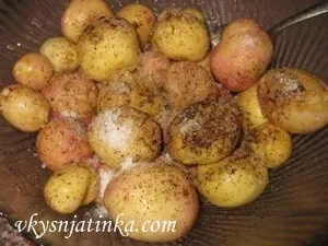 Молода картопля з кунжутом - рецепт з фото (молодий) Молода картопля з кунжутом - рецепт з фото