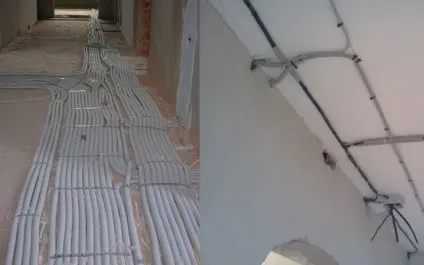 Монтаж електропроводки по стелі як провести по підлозі, люстра в будинку, 3 кабелю в квартирі, робимо (люстра) Монтаж електропроводки по стелі як провести по підлозі, люстра в будинку, 3 кабелю в квартирі, робимо