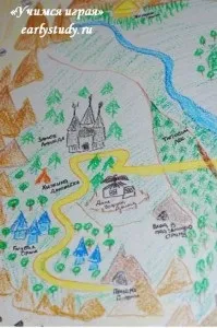 Наша карта чарівної країни, вчимося граючись (чарівної) Наша карта чарівної країни, вчимося граючись