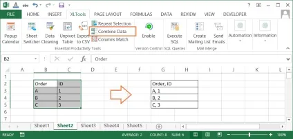 Об'єднати дані осередків excel, xltools - надбудови excel, потрібні щодня (осередків) Об'єднати дані осередків excel, xltools - надбудови excel, потрібні щодня