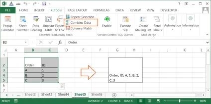 Об'єднати дані осередків excel, xltools - надбудови excel, потрібні щодня (об'єднати) Об'єднати дані осередків excel, xltools - надбудови excel, потрібні щодня