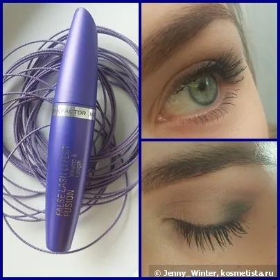 Об'ємна і подовжує туш max factor false lash effect fusion mascara у відтінку deep blue відгуки