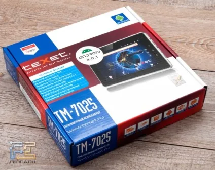 Огляд і відеоогляд планшета texet tm-7025