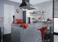 Оформлення кухні шпалерами