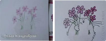 Листівки, розфарбовування отрісовок, країна майстрів (намистини) Листівки, розфарбовування отрісовок, країна майстрів