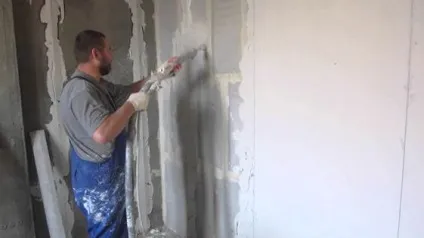 Оздоблення гіпсокартону під шпалери