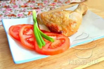 Гострі курячі стегенця в рукаві - рецепт з фото