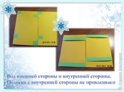 Листівка з секретом (майстер - клас), країна майстрів