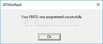Перепрошивка bios на картах amd (windows) Перепрошивка bios на картах amd