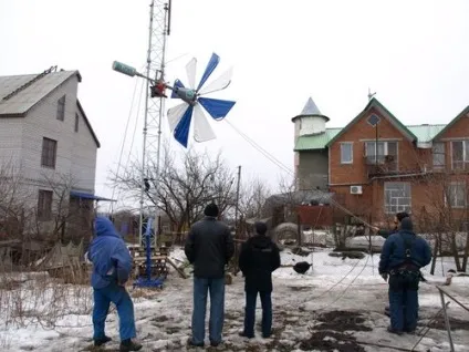 Вітрильний вітрогенератор конструкція, монтаж, переваги і недоліки