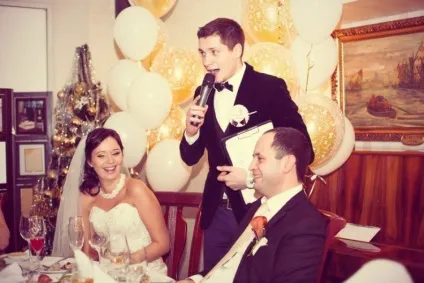 Перший тост ведучого на весіллі - варіанти мови (перший) Перший тост ведучого на весіллі - варіанти мови
