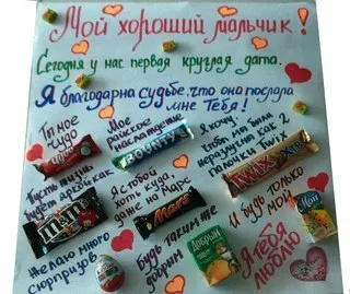 Плакати своїми руками хлопцю