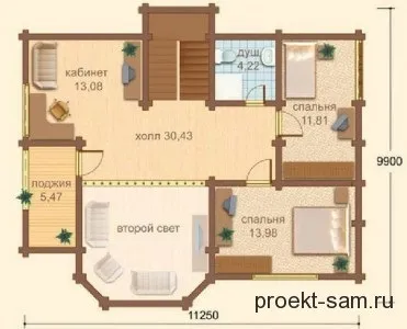 Планування двоповерхового будинку - плани і схеми котеджів 10x10, 8x10, 10x12 (планування) Планування двоповерхового будинку - плани і схеми котеджів 10x10, 8x10, 10x12
