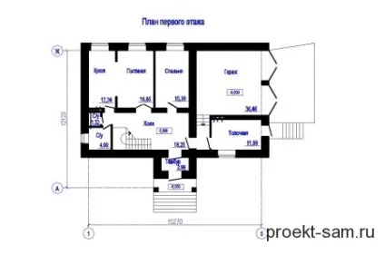 Планування двоповерхового будинку - плани і схеми котеджів 10x10, 8x10, 10x12 (невеликого двоповерхового будинку) Планування двоповерхового будинку - плани і схеми котеджів 10x10, 8x10, 10x12