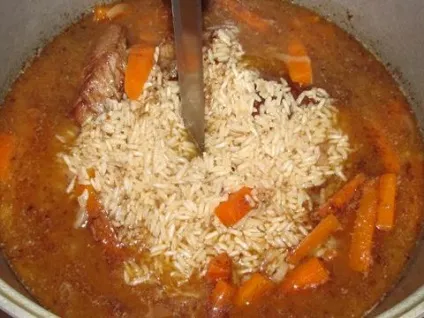 Плов з бурого рису