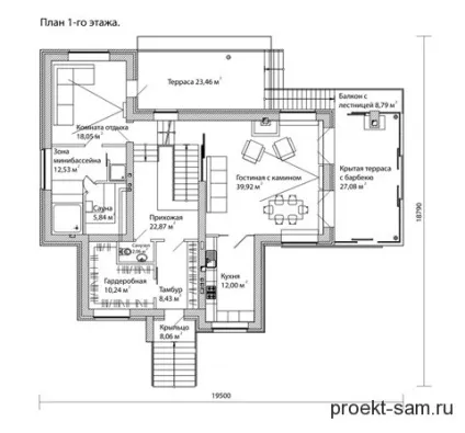 Планування двоповерхового будинку - плани і схеми котеджів 10x10, 8x10, 10x12 (план двоповерхового будинку) Планування двоповерхового будинку - плани і схеми котеджів 10x10, 8x10, 10x12