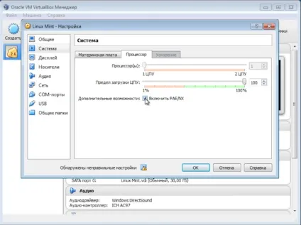 Virtualbox linux mint