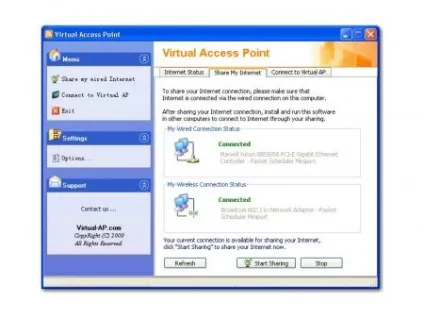 Virtual access point - створюємо wi fi точку тепер уже на windows xp (найпростіший спосіб)