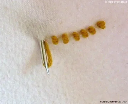 Вишивка килимовою технікою за допомогою спеціальної голки (голки) Вишивка килимовою технікою за допомогою спеціальної голки