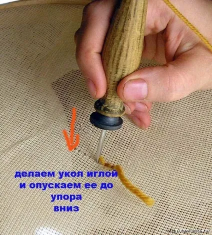 Вишивка килимовою технікою за допомогою спеціальної голки (допомогою) Вишивка килимовою технікою за допомогою спеціальної голки