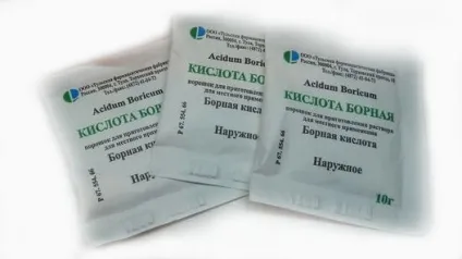 Підживлення помідорів борною кислотою
