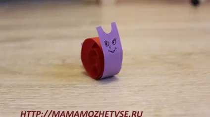 Виріб равлик з паперу, вироби для дітей