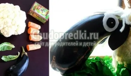 Вироби з баклажана (вироби з баклажана пінгвін) Вироби з баклажана