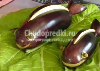 Вироби з баклажана (баклажана своїми руками) Вироби з баклажана